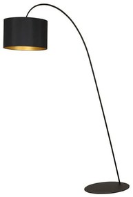 Φωτιστικό Δαπέδου Alice I L 4963 Black-Gold Nowodvorski Steel,Fabric