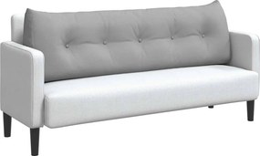 vidaXL Μαξιλάρι Πλάτης Σκίουρος Γκρί 160 x 24 x 50 εκ ύφασμα