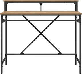 vidaXL Γραφείο Artisan Oak 100 x 50 x 90 cm Επεξεργασμένο ξύλο
