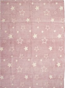 Φωσφοριζέ Κουβέρτα Fleece Μονή (160x220) Nef-Nef Homeware Junior Starlight Pink