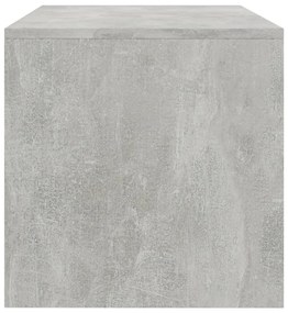 vidaXL Έπιπλο Τηλεόρασης Γκρι Σκυροδέματος 120x40x40 εκ. Επεξ. Ξύλο