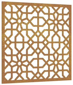 vidaXL Διακοσμητικό Κήπου Μαυριτανικό Σχέδιο 55x55 εκ. Ατσάλι Corten