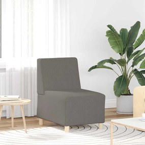 vidaXL Μοναδικός Καναπές χωρίς Χερούλια Ανοιχτό γκρι 55 x 74 x 82 εκ.