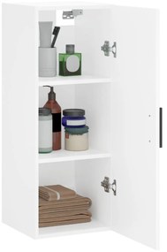 vidaXL Ντουλάπι Τοίχου Λευκό 34,5 x 34 x 90 εκ.