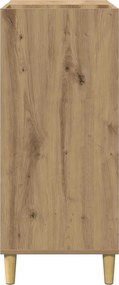 vidaXL Δισκοθήκη τεχνίτης Δρυς 84,5 x 38 x 89εκ από Επεξεργασμένο Ξύλο