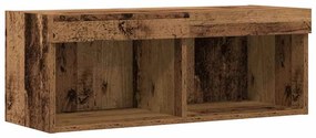 vidaXL Ντουλάπι TV Επιτοίχιο 2 pcs Παλαιό ξύλο 80 x 30 x 30 εκ