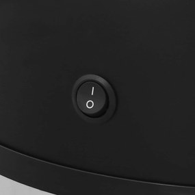 vidaXL Καλάθια Υπολειμμάτων Μαύρο Ανοξείδωτο ατσάλι