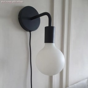 Σωληνάκι προέκτασης με καμπύλη 14 cm μεταλλικό Μαύρο