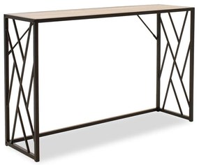 Console Ivy in walnut - black color 120x35x75cm 120x35x75 εκ.