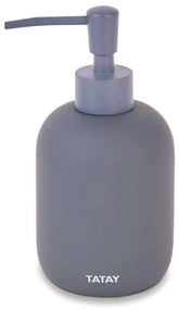 Δοχείο Κρεμοσάπουνου Soft 06794.002 8x17,5cm Grey Ceramic