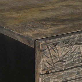 vidaXL Highboard 60x33x100 cm μασίφ ξύλο Mango