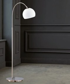 Επιδαπέδιο Φωτιστικό F&amp;H Bow-Nikel Mat