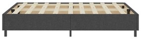 Πλαίσιο Κρεβατιού Boxspring Γκρι 180 x 200 εκ. Υφασμάτινο - Γκρι