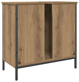vidaXL Ντουλάπι Νιπτήρα Αρτισιανή Δρυς 60x30x60 εκ. Επεξ. Ξύλο