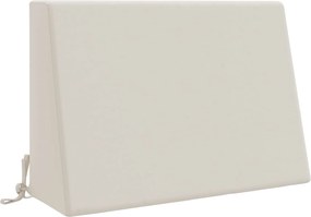 vidaXL Μαξιλάρι πλάτης SOEST 100% Πολυεστέρας Λευκό 60 x 20 x 40 cm