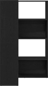 vidaXL Ντουλάπι 2 pcs Μαύρη Οξυά 85 x 85 x 140 εκ. Επεξεργασμένο ξύλο