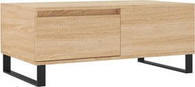 vidaXL Τραπεζάκι Σαλονιού Sonoma Δρυς 90x50x36,5 εκ. Επεξεργασμ. Ξύλο