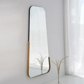 Stewehome Καθρέφτης Ολόσωμος Χρυσό Πλαίσιο 60x130x130 cm
