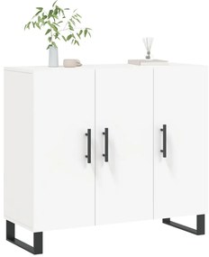vidaXL Μπουφές Λευκός 90 x 34 x 80 εκ. από Επεξεργασμένο Ξύλο