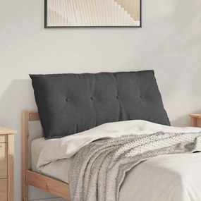 vidaXL Μαξιλάρι Πλάτης Σκούρο Γκρι 100 x 50 x 19 cm