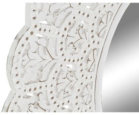 Τοίχο καθρέφτη Home ESPRIT Λευκό Ινδός Μαρινάτος 89 x 2 x 89 cm