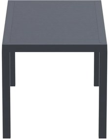 Τραπέζι πολυπροπυλένιου Ares 140x80 Ανθρακί