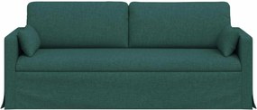 vidaXL Καναπές Σκούρο Πράσινο