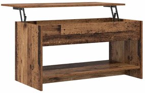 vidaXL Τραπεζάκι σαλονιού Παλαιό ξύλο 102 x 50 x 52.5 cm