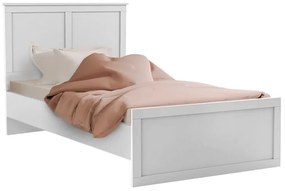 Κρεβάτι Emily Megapap χρώμα λευκό 90x190εκ. - 0235963