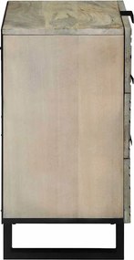 vidaXL Κομοδίνο Λευκό 50 x 33 x 62 εκ. Επεξεργασμένο Ξύλο
