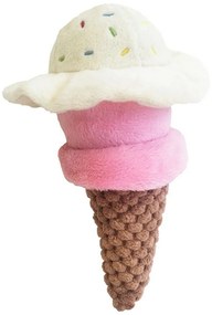 Βελούδινο Ζωάκι για Σκύλους Gloria Gloicecream Πολύχρωμο πολυεστέρας πολυπροπυλένιο Παγωμένο 9 x 9 x 17 cm