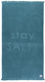 ΠΕΤΣΕΤΑ ΘΑΛΑΣΣΗΣ STAY SALTY 90X170 TEAL - Nef-Nef Homeware