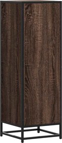 vidaXL Highboard καφέ δρυς Κατασκευασμένο ξύλο και μέταλλο