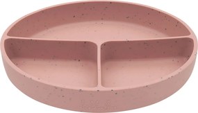Πιάτο Σιλικόνης Με Χωρίσματα Kikka Boo Blush