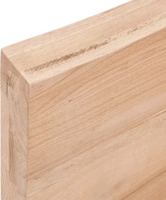 vidaXL Πάγκος Μπάνιου Αν. Καφέ 80x40x(2-6) εκ. Επεξεργ. Μασίφ Ξύλο