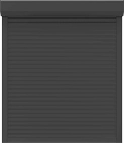 vidaXL Ρολό εισόδου Ανθρακί 110 x 130 cm Αλουμίνιο και Πολυουρεθάνη