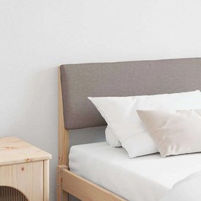 vidaXL Ταπετσαρισμένο κεφαλάρι Taupe 180 cm Στερεά ξυλεία πεύκου