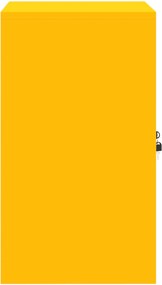 vidaXL Ντουλάπι αποθήκευσης Χαμομηλί κίτρινο 60 x 40 x 70 εκ.