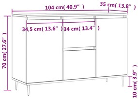 ΝΤΟΥΛΑΠΙ ΚΑΠΝΙΣΤΗ ΔΡΥΣ 104X35X70 ΕΚ. ΑΠΟ ΕΠΕΞΕΡΓΑΣΜΕΝΟ ΞΥΛΟ 827201