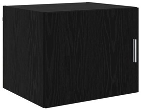 vidaXL Ντουλάπα Τοίχου Επιτοίχιο Μαύρη δρυς 50 x 42.5 x 40 εκ.