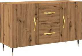 vidaXL Σκευοθήκη Δρυς τεχνίτης 100x36x60 cm Κατασκευασμένο ξύλο