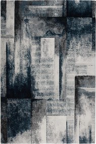 Χαλί Bellagio 14728 U01 Blue-Ecru Βιοκαρπέτ 80X150cm