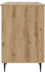 vidaXL Γραφείο Artisan Δρυς Επεξεργασμένο Ξύλο 142,5 x 50 x 75 εκ.