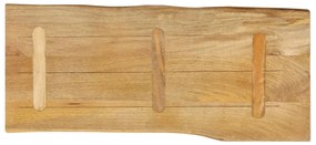 vidaXL Επιφάνεια Τραπεζιού 90x40x3,8 εκ. Live Edge Μασίφ Ξύλο Μάνγκο
