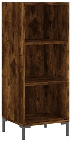 vidaXL Ντουλάπι Καπνιστή δρυς 34,5x34x180 εκ. από Επεξεργασμένο Ξύλο