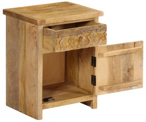 vidaXL Κομοδίνο 40 x 30 x 50 εκ. από Μασίφ Ξύλο Μάνγκο