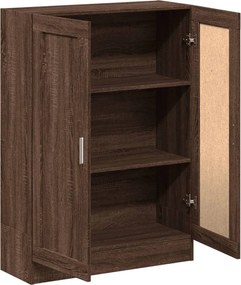 vidaXL Βιβλιοθήκη Καφέ Δρυς 82,5x30,5x115 εκ. Επεξεργασμένο Ξύλο