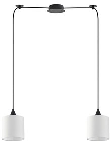 SE21-BL-B10-BL2-SH1 ADEPT PENDAT White Shade Pendant+ HOMELIGHTING 77-9012