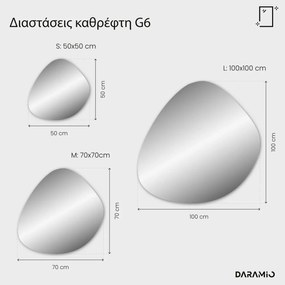 Άτυπος καθρέφτης με Φως LED G6