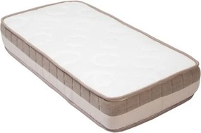 Stewehome Ορθοπεδικό στρώμα με ελατήρια λευκό 105x70x20 cm